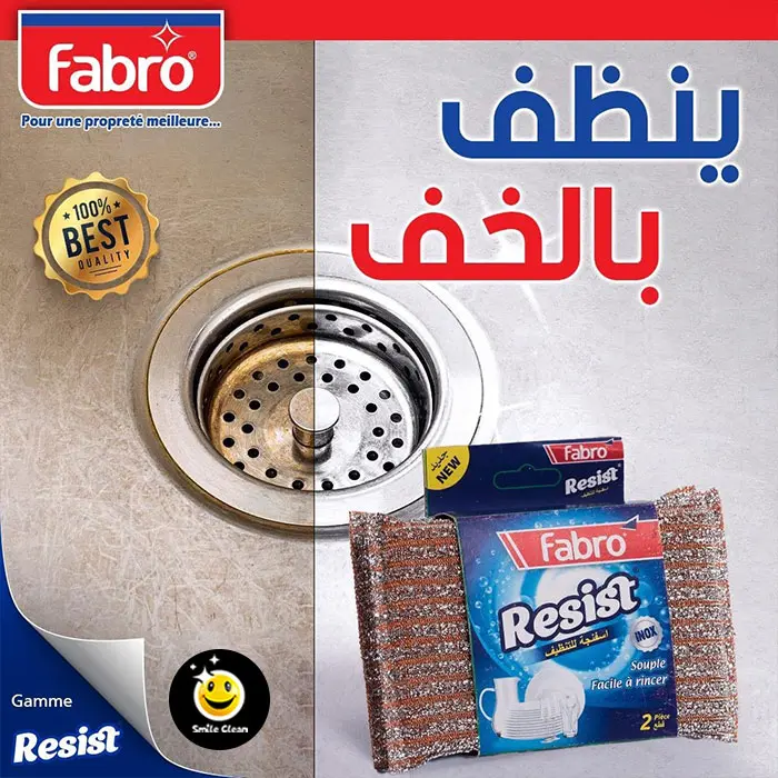 اسفنجة للتنظيف Éponge Fabro 2PCS (B2C)